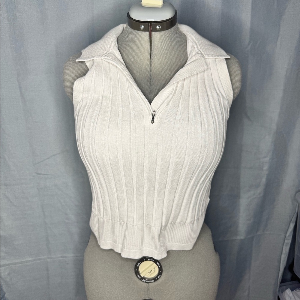 Athleta Ivory Knit Top